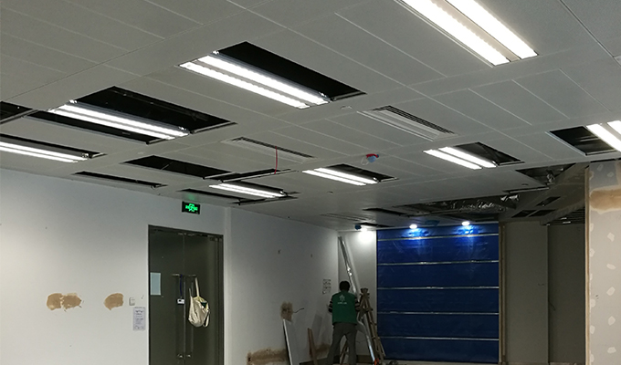 上海璞蔚辦公室裝修施工現(xiàn)場照片_齊建裝飾裝修工程項目